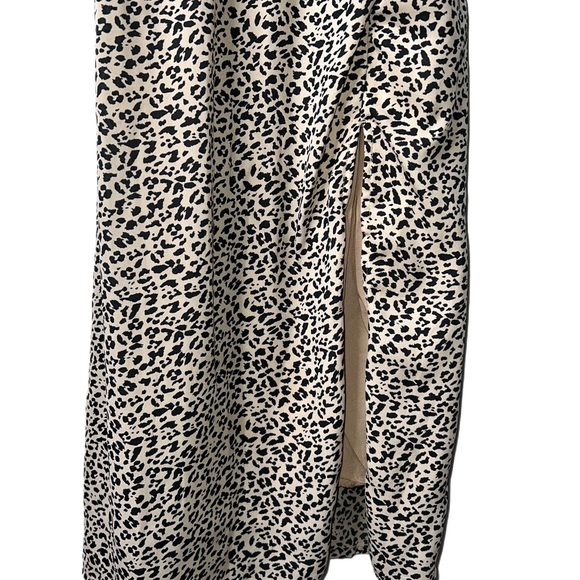 abercrombie smocked cheetah print dress F5 - Picture 6 of 8